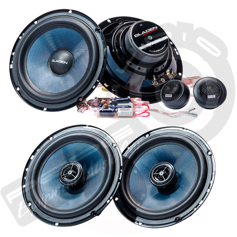 Promo Gladen Alpha: Parlantes + Componentes (incluye instalación)