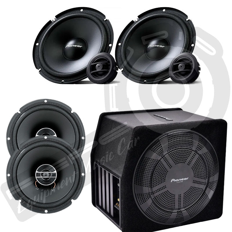 Super Promo Pioneer: Subwoofer + Componentes + Parlantes + Instalación