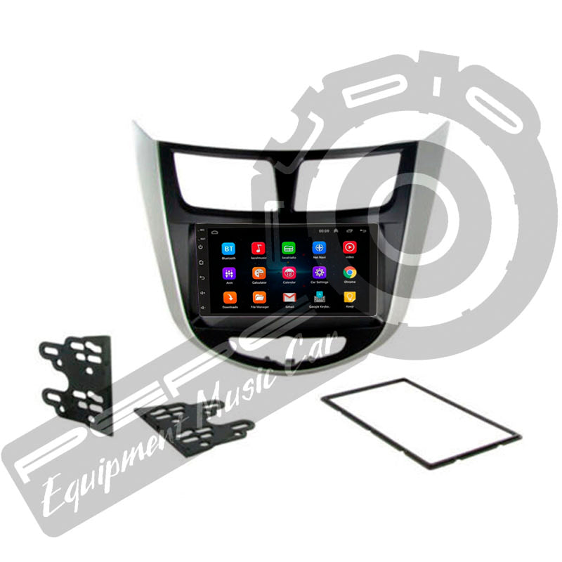 Promo Radio 7" + Moldura Hyundai Accent 2011/2020 Instalación incluida