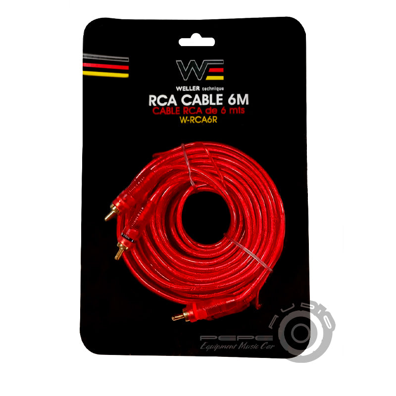 Cable RCA Weller Technique 6 Mt. W-RCA6R