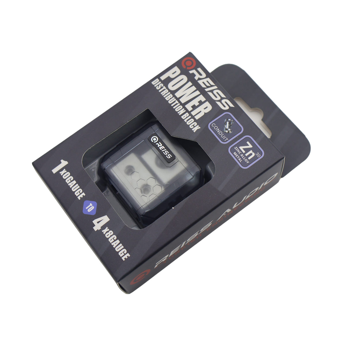 BLOQUE DE DISTRIBUCIÓN DE POTENCIA DE 1x0GAUGE A 4x8GAUGE RS-DB72