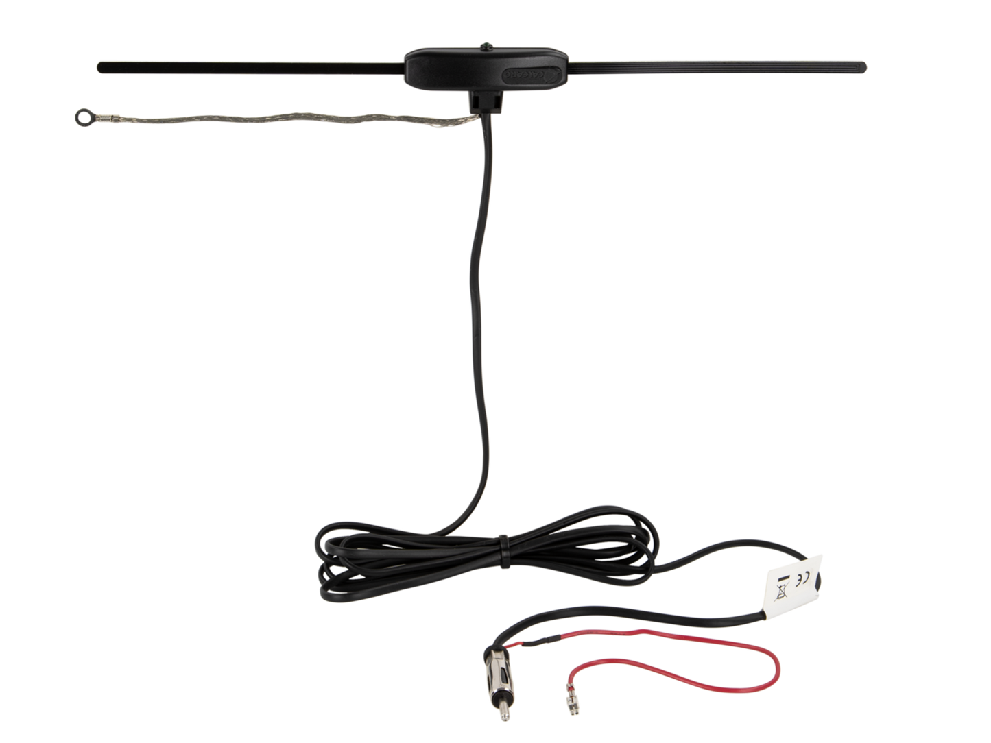 Antena electrónica ACV | AM/FM DIN (macho) 12V externa