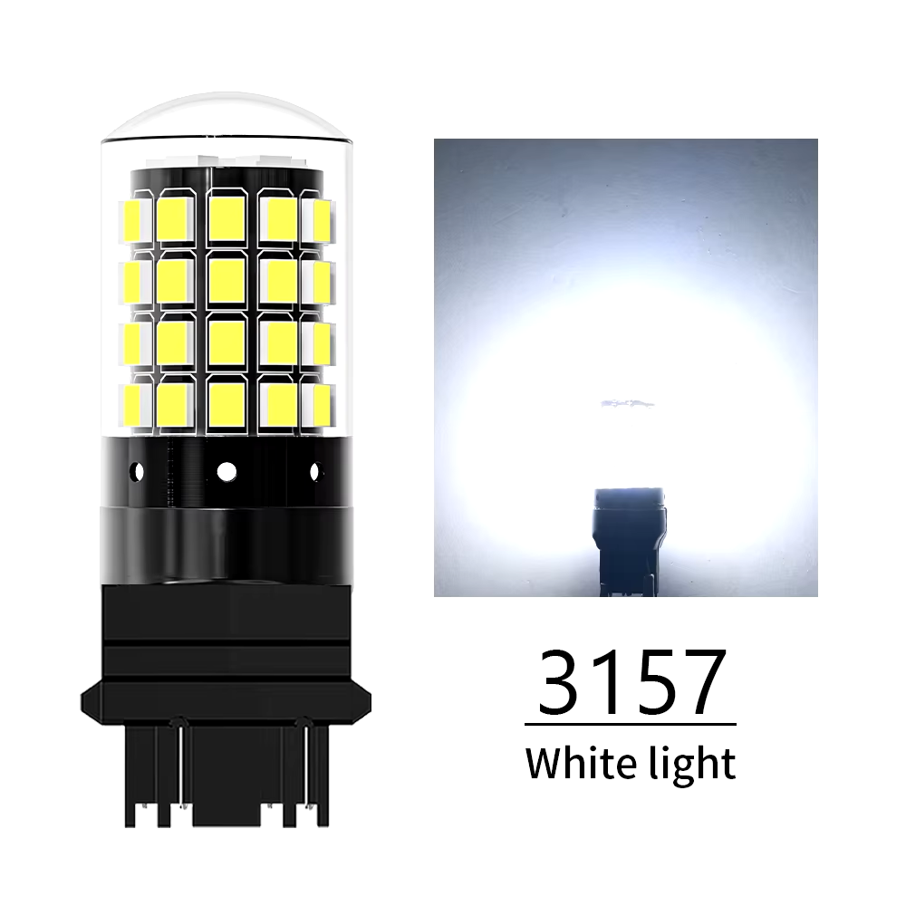 Lampada LED T25 3157 P27/7w Per Auto – 12v 5w 21 SMD 5730, Luce Bianco Super Luminoso, Adatto Per Auto Giapponesi E Americane