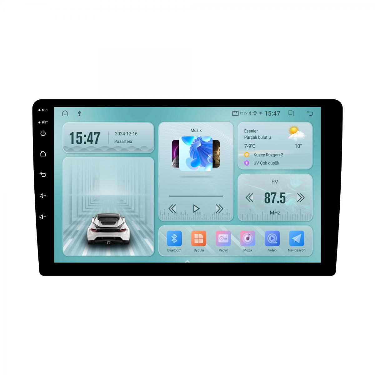 Radio Newfron NF-Z90A QLED 9" | Apple CarPlay / Android Auto