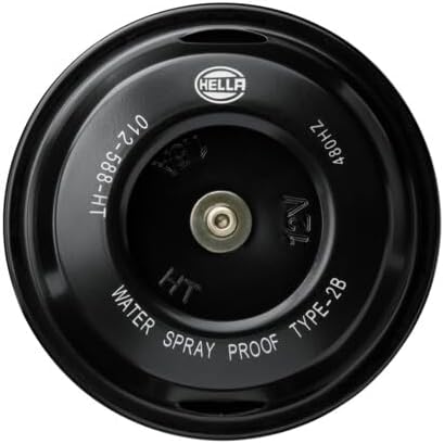 Kit de Bocinas de disco Hella Negra de 12V (para motocicletas)