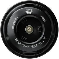 Bocina de disco Hella Negra de 12V (para motocicletas)