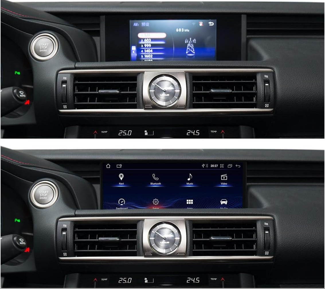 Radio OEM Android Para Lexus IS GYP CONNECT de 10.25" | Apple CarPlay / Android Auto (incluye instalación)