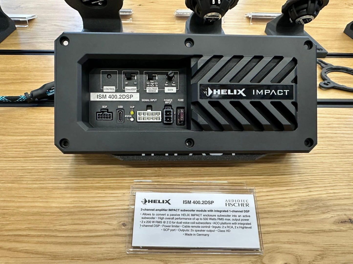 Amplificador HELIX IMPACT ISM 400.2DSP