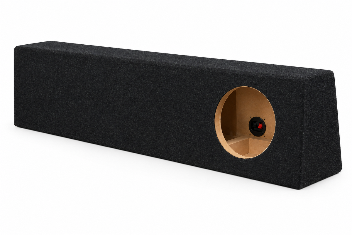 Caja para subwoofer 8" porteada slim