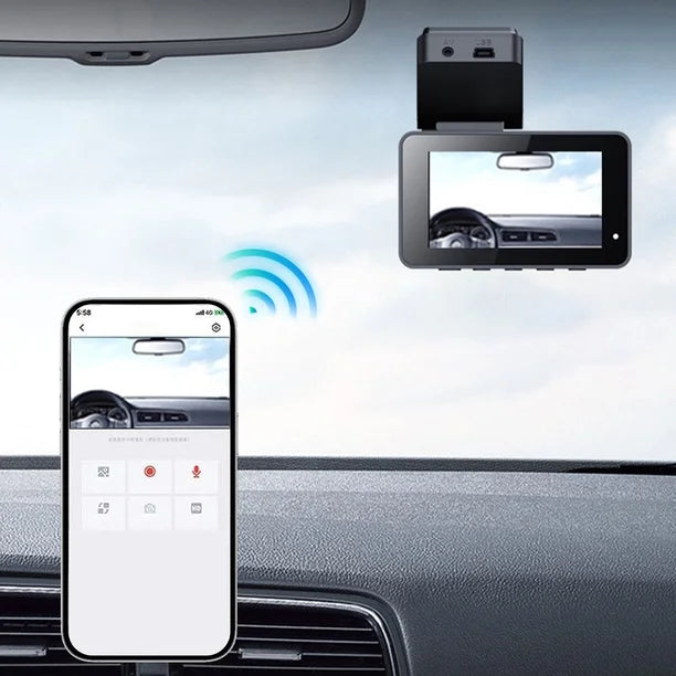 Cámara BIGGER DashCam G12 PRO DVR frontal y posterior