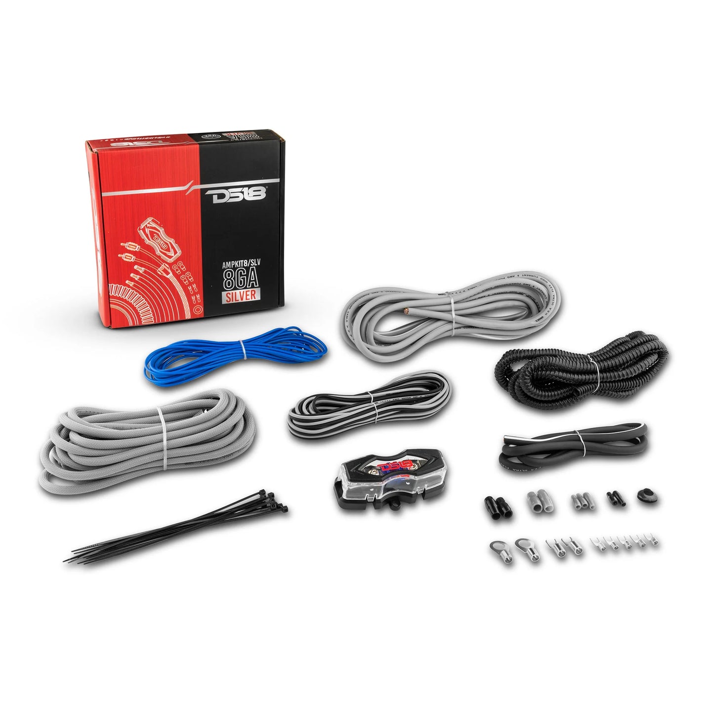 Kit de cables DS18 AMPKIT8/SLV