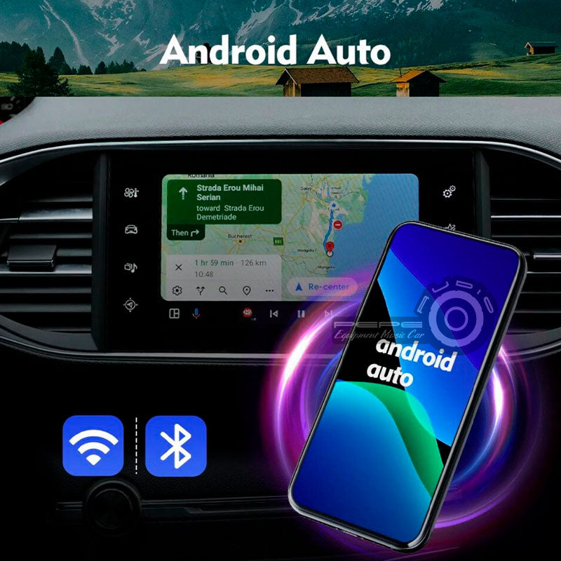 Interfaz Apple CarPlay | Android Auto Para Citroën/Peugeot Con Navegación SMEG (Incluye Instalación)