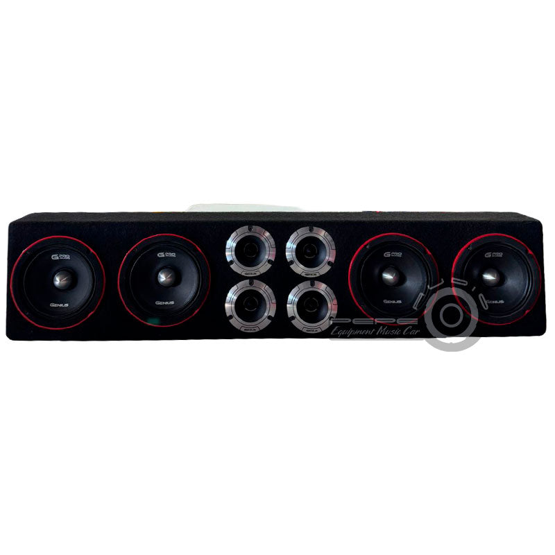 Caja 4 medios + 4 tweeters