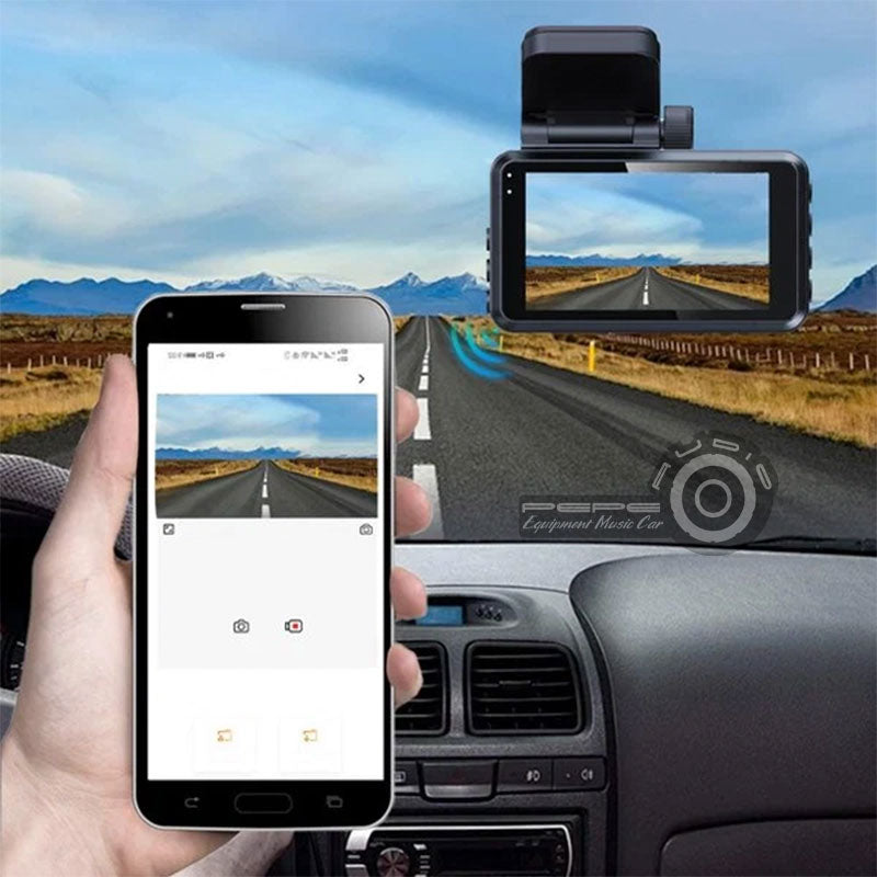 Cámara BIGGER DashCam G12 PRO DVR frontal y posterior