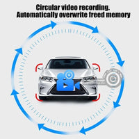 Cámara BIGGER DashCam G12 PRO DVR frontal y posterior