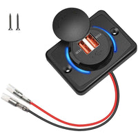 Panel USB Doble QC 3.0