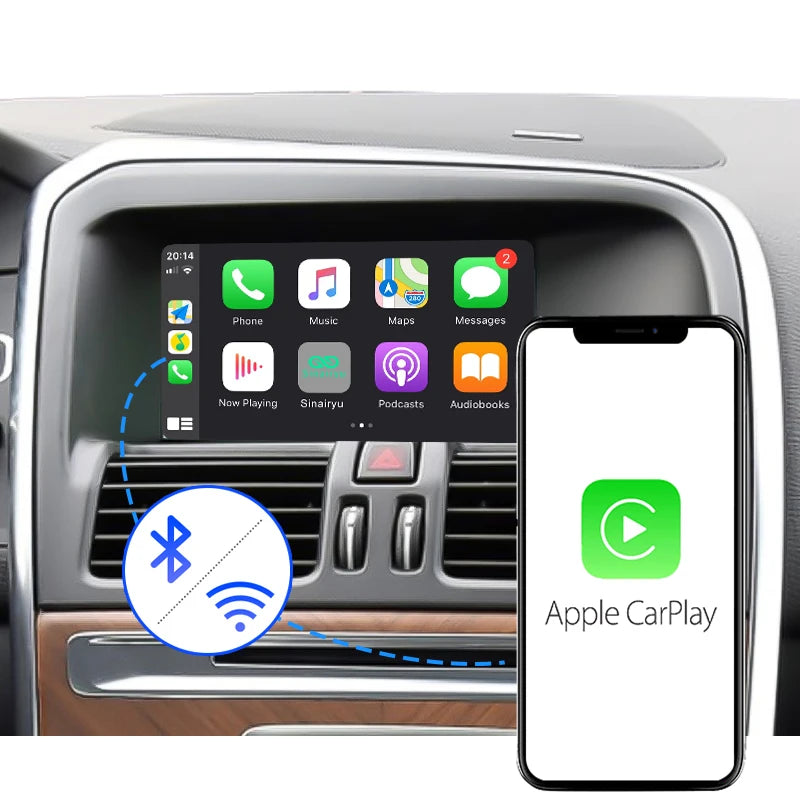 Interfaz Apple CarPlay | Android Auto Para Volvo (incluye instalación)