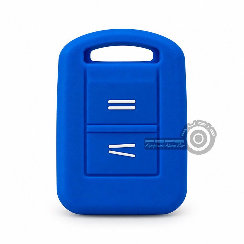 Funda protector de silicona Azul 2 botones