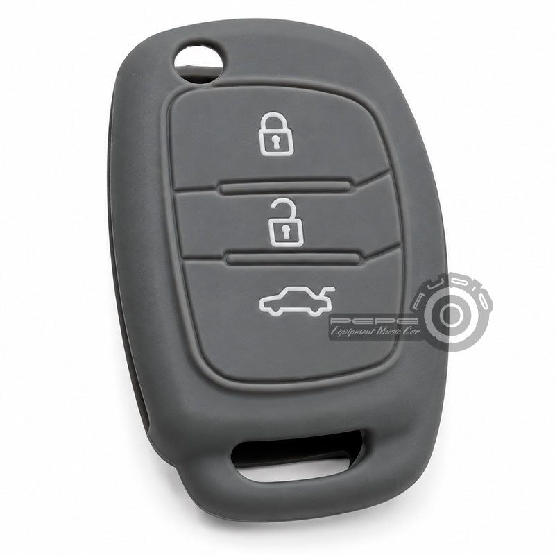 Funda protector de silicona gris