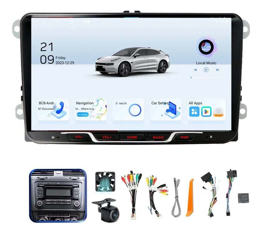 Radio GYP CONNECT JYT-9023G19MAX OEM para Volkswagen 9" | Apple CarPlay / Android Auto (Incluye instalación)