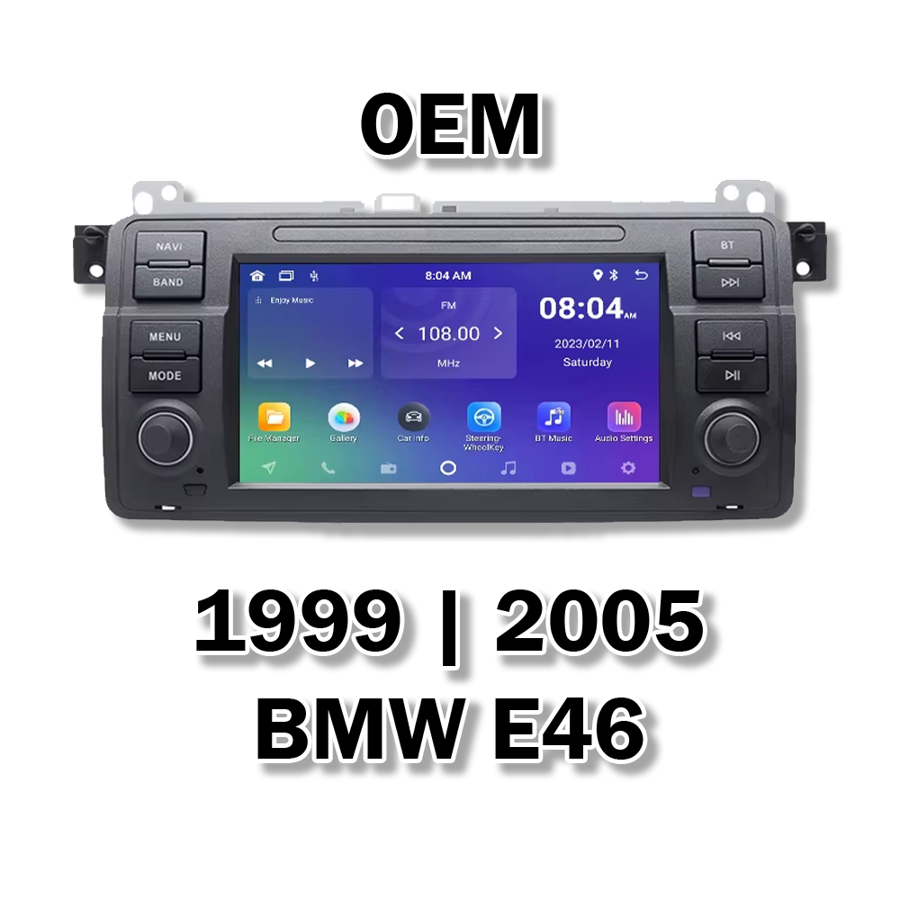 Radio Android OEM BMW E46 (1999|2005) | Apple CarPlay / Android Auto