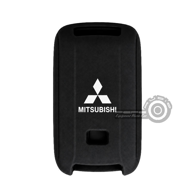 Funda protector de silicona Mitsubishi Negra