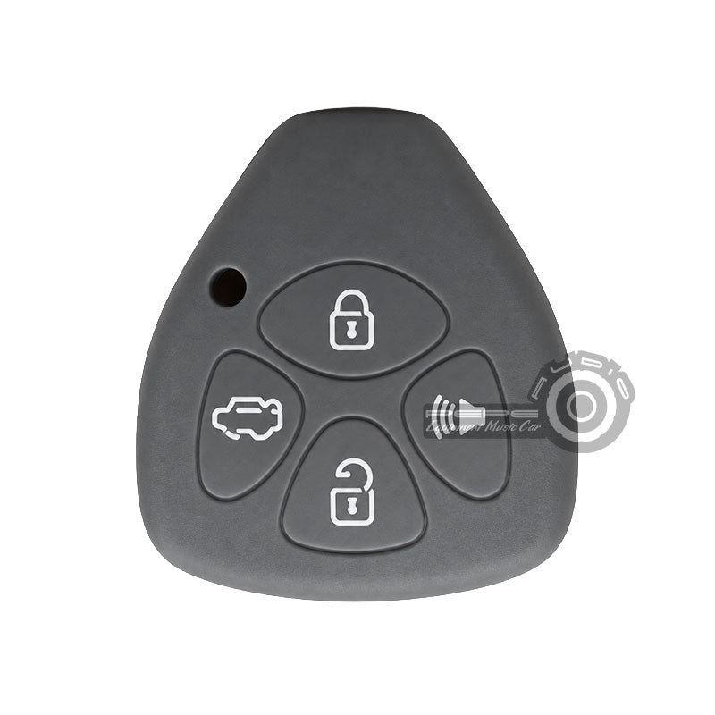 Funda protector de silicona gris