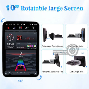 Radio Android Rotativa GYP CONNECT JYT-X1000A18MAX de 10" | Apple CarPlay / Android Auto
