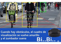Cámara de Retroceso 1080P HD con Inteligencia Artificial Instalada