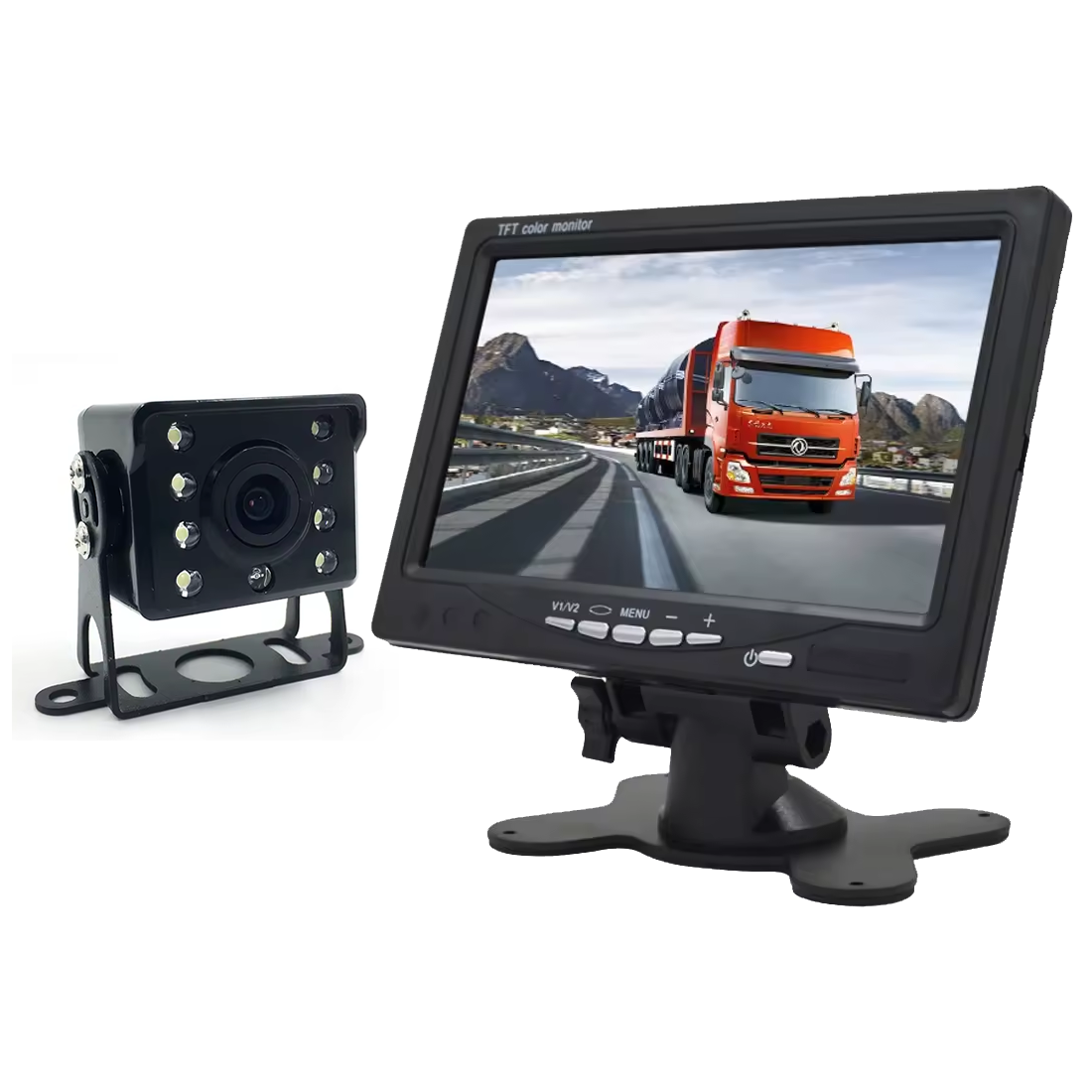 Monitor de 7" + Cámara HD para camiones 12V/24V