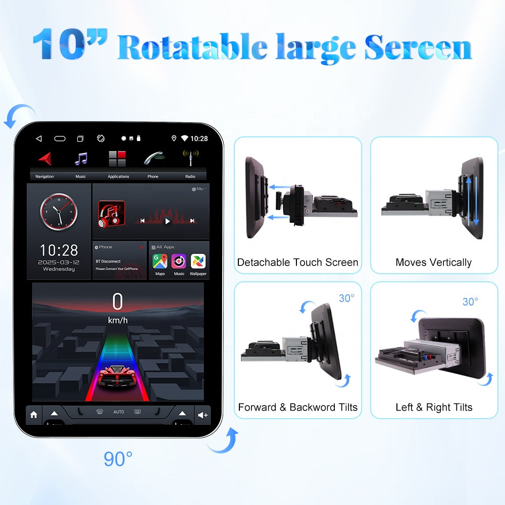 Radio Android GYP CONNECT JYT-X1000A18MAX de 10" | Apple CarPlay / Android Auto