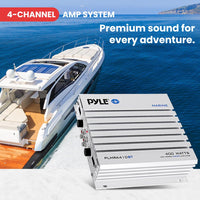 Amplificador Pyle PLMRA410BT Línea Marina