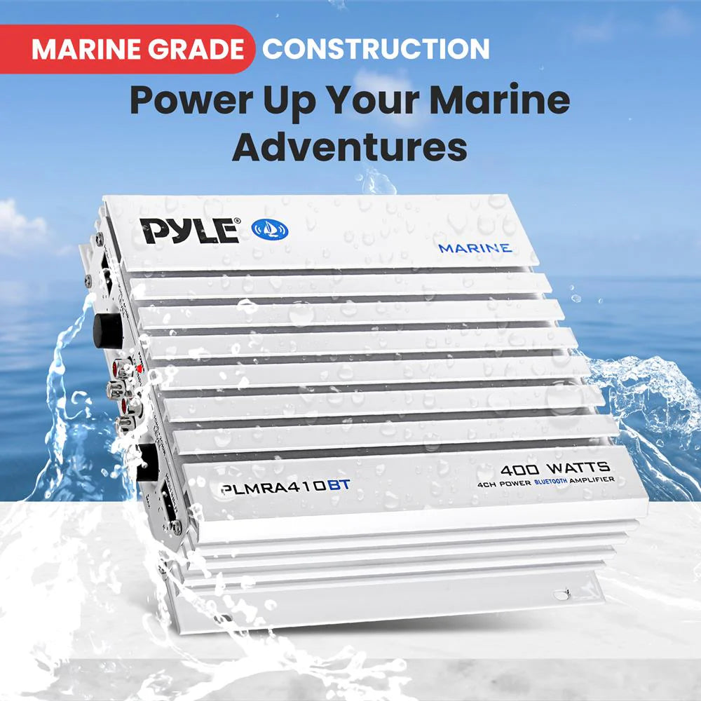 Amplificador Pyle PLMRA410BT Línea Marina