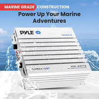 Amplificador Pyle PLMRA410BT Línea Marina
