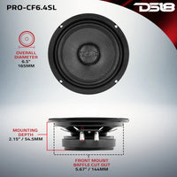 Medio Bajo Shallow DS18 PRO-CF6.4SL