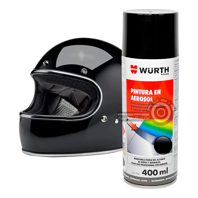 Pintura negra en aerosol Würth 400ml