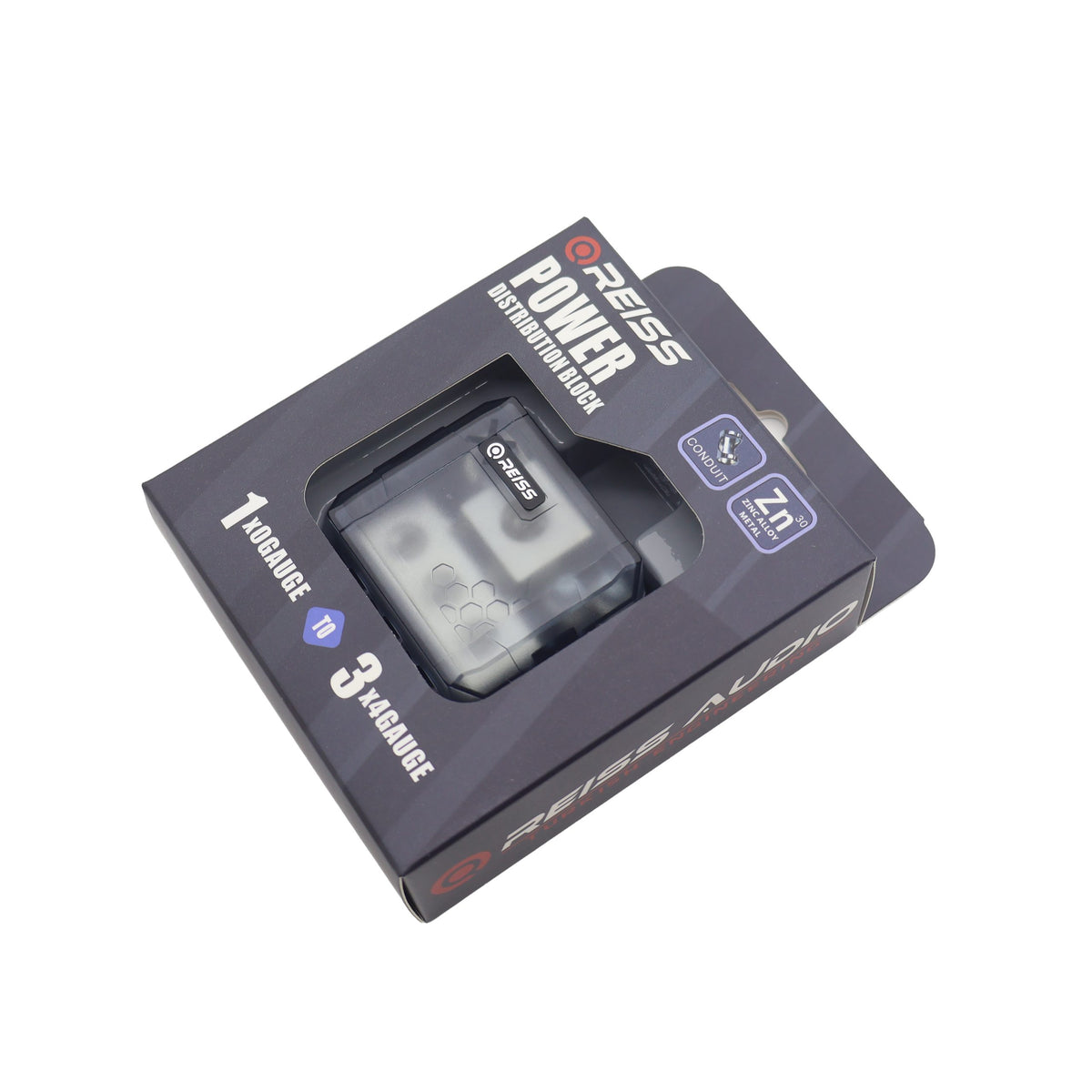 BLOQUE DE DISTRIBUCIÓN DE POTENCIA DE 1x0GAUGE A 3x4GAUGE RS-DB73