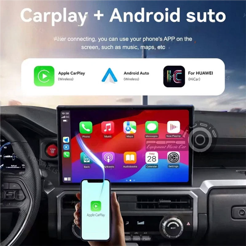 Radio Android OEM para Toyota 4Runner 2025 de 15" | Apple CarPlay / Android Auto