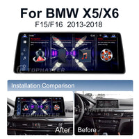 Radio OEM Android para BMW X5/X6 F15/F16 de 12.8" | Apple CarPlay / Android Auto