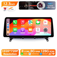 Radio OEM Android para BMW X3/X4 F25/F26 de 12.8" | Apple CarPlay / Android Auto