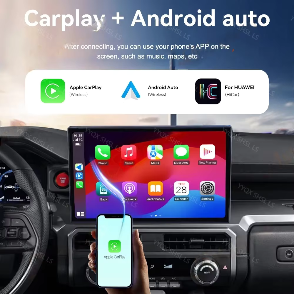 Radio Android OEM para Toyota 4Runner 2025 de 15" | Apple CarPlay / Android Auto