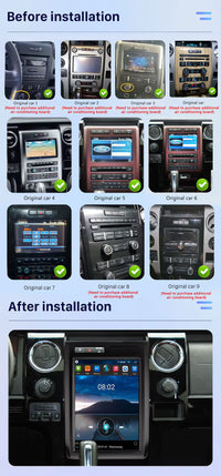 Radio OEM tipo Tesla Ford F150 Lariat 2009/2015 | Apple CarPlay / Android Auto