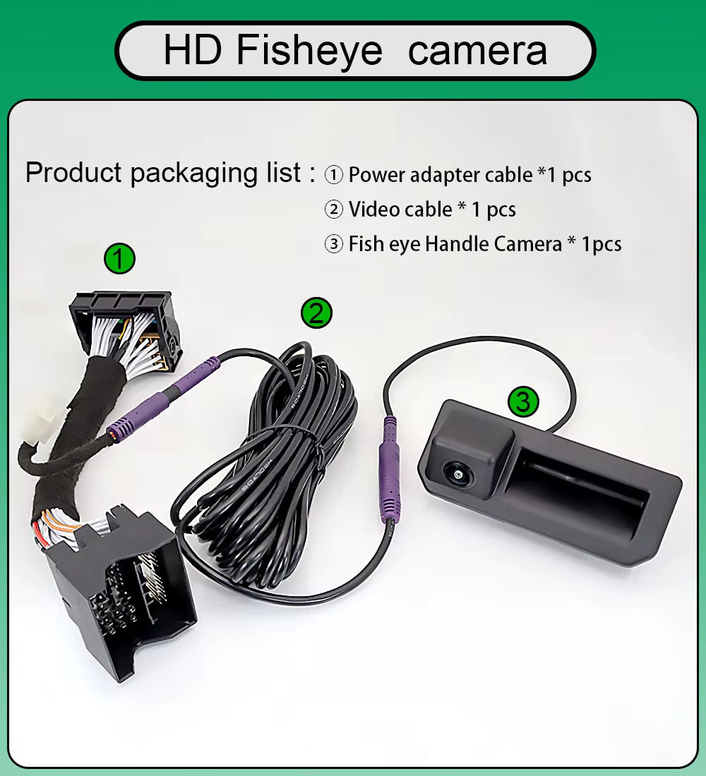 Cámara de Retroceso HD Audi A1 GB Sportback Q3 RS3 2019~2023 MIB2