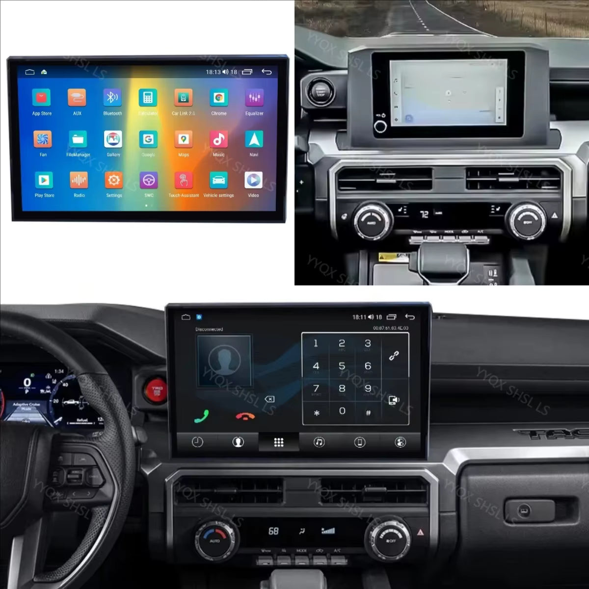 Radio Android OEM para Toyota 4Runner 2025 de 15" | Apple CarPlay / Android Auto