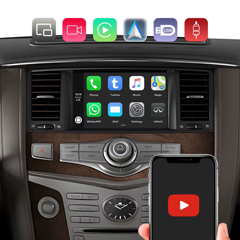 Interfaz Para Infiniti Apple CarPlay | Android Auto (incluye instalación)