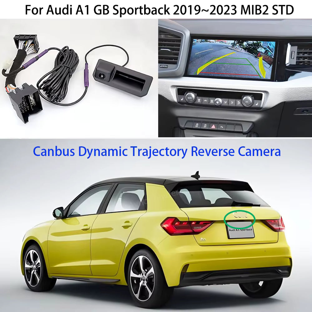 Cámara de Retroceso HD Audi A1 GB Sportback Q3 RS3 2019~2023 MIB2
