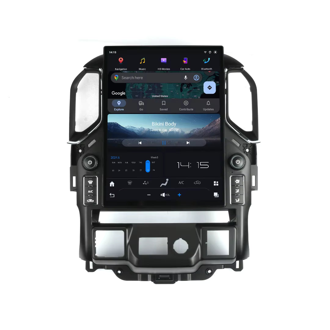 Radio Android Chevrolet Silverado 2019-2023 tipo Tesla 15.6" | Apple CarPlay / Android Auto