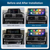 Radio Android 12,3" OEM BMW Serie 1 F20 (2013|2019) | Apple CarPlay / Android Auto