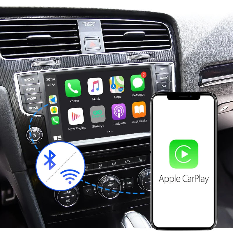 Interfaz Apple CarPlay | Android Auto Para Volkswagen (incluye instalación)