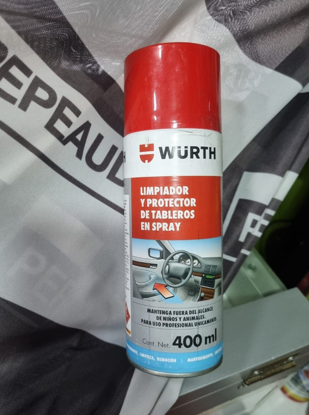 Limpiador y protector de tableros en spray - Würth